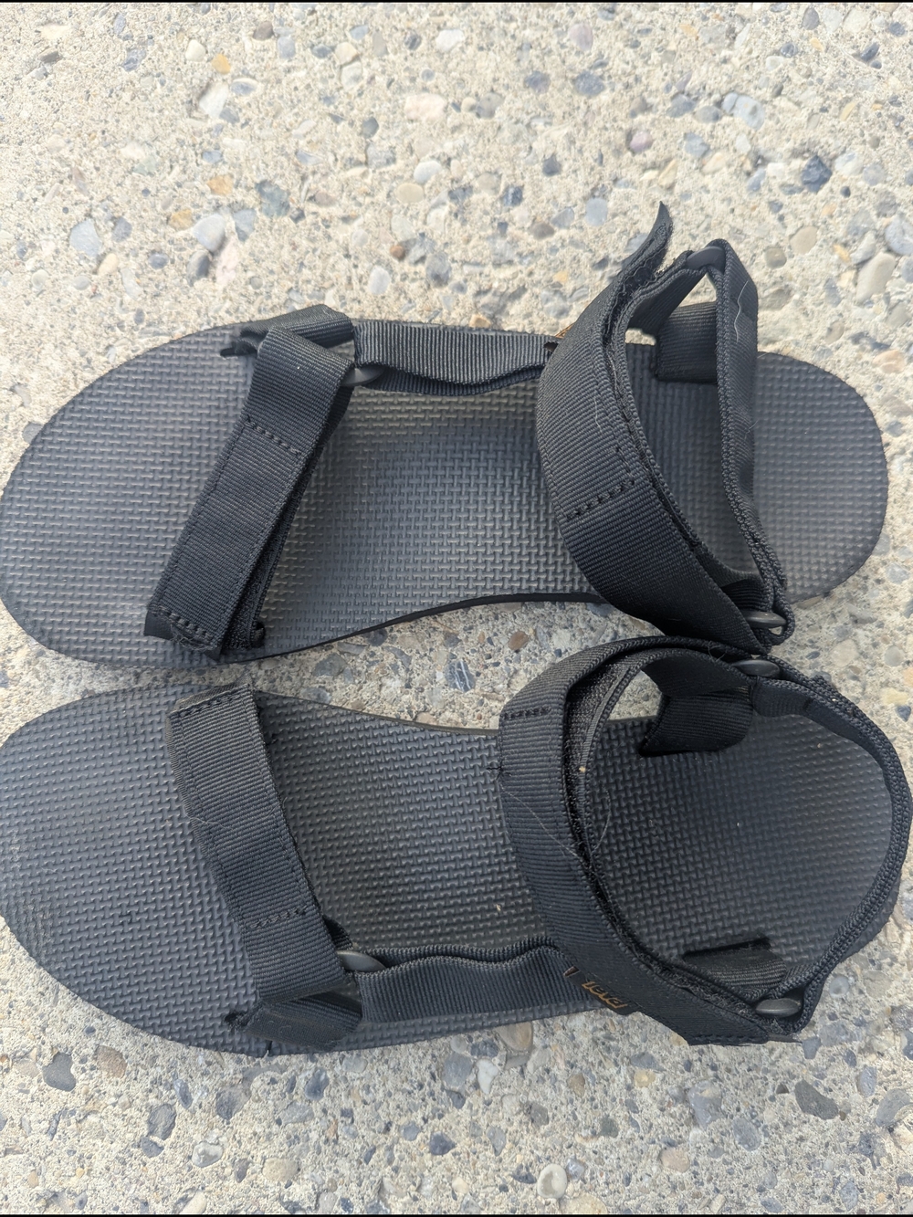 Teva Original Men's Black Strap Sandals